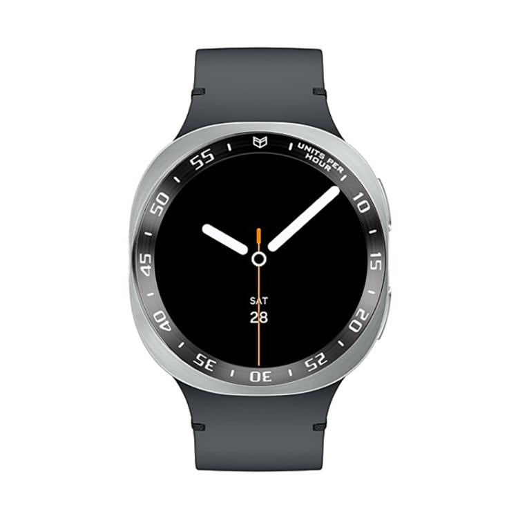 For Samsung Galaxy Watch8 Classic 46mm Smart Watch Protective Frame Metal Bezel Ring, Style: A Style