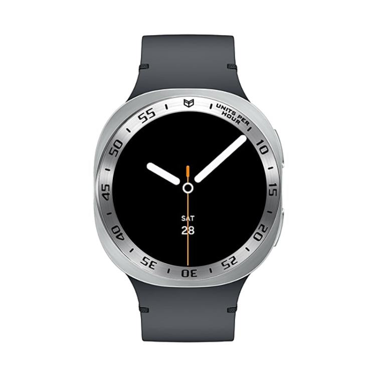 For Samsung Galaxy Watch8 40mm Smart Watch Protective Frame Metal Bezel Ring, Style: A Style