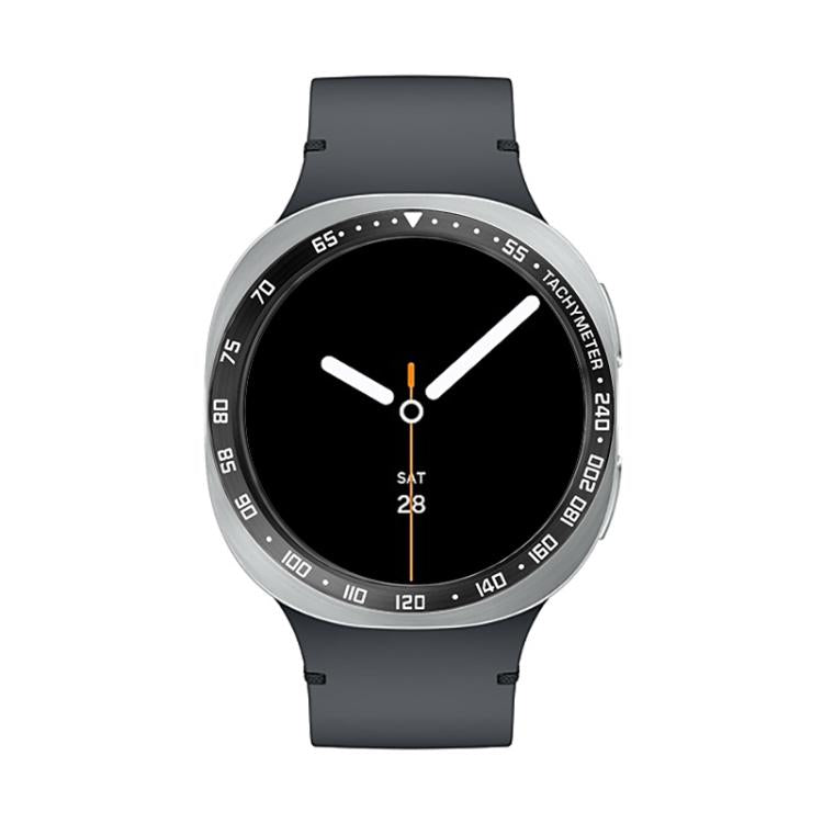 For Samsung Galaxy Watch8 Classic 46mm Smart Watch Protective Frame Metal Bezel Ring, Style: E Style