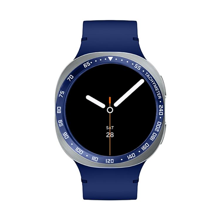 For Samsung Galaxy Watch8 Classic 46mm Smart Watch Protective Frame Metal Bezel Ring, Style: E Style