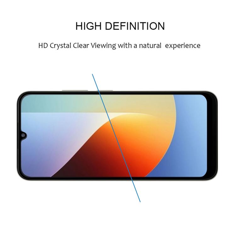 For Xiaomi Poco C81 Pro 4G 25pcs High Aluminum Full Screen Silk Printing Tempered Glass Film