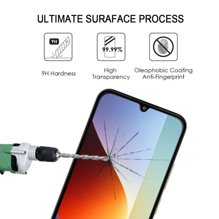 For Xiaomi Poco C81 Pro 4G 25pcs High Aluminum Full Screen Silk Printing Tempered Glass Film