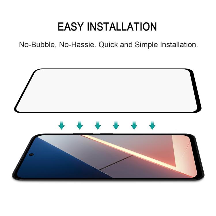 For Xiaomi Poco M8s 5G 25pcs High Aluminum Full Screen Silk Printing Tempered Glass Film