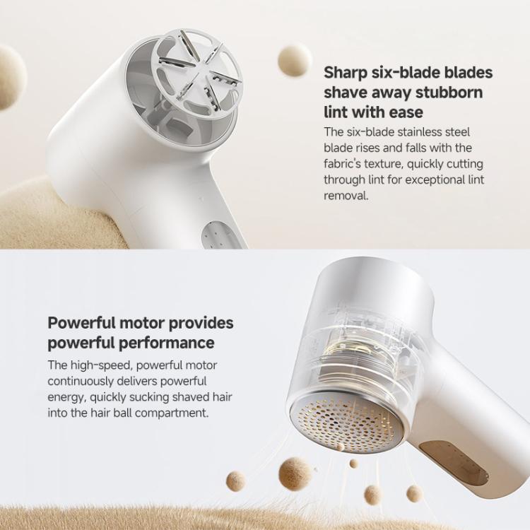 Original Xiaomi Mijia Hair Ball Trimmer Lint Remover 2 - White