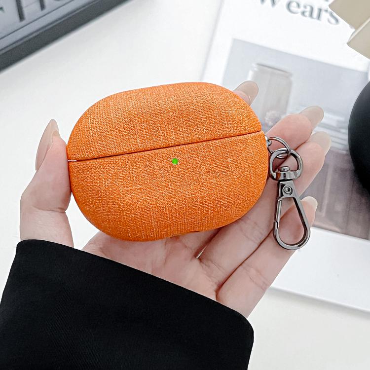 For Huawei FreeBuds Pro 4 Fine Cloth Earphone Case with Hook