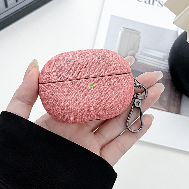 For Huawei FreeBuds Pro 4 Fine Cloth Earphone Case with Hook