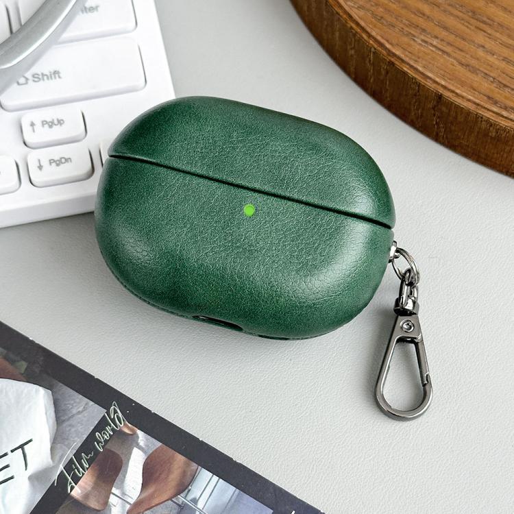 For Huawei FreeBuds Pro 4 Oily Leather Bluetooth Earphone Protective Case