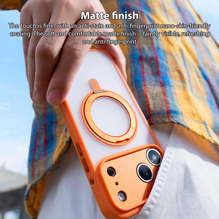 For iPhone 17 Pro Max MOMAX Magsafe Magnetic Metal Rotating Holder Phone Case