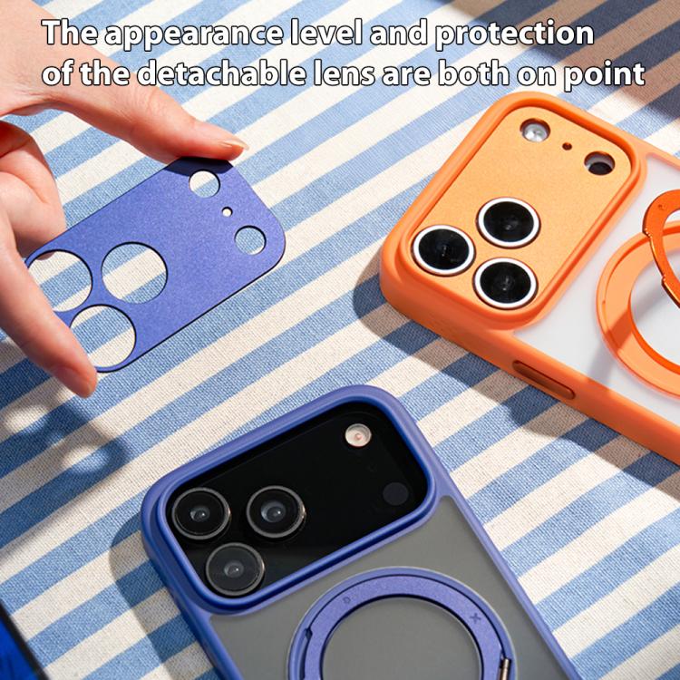 For iPhone 17 Pro MOMAX Magsafe Magnetic Metal Rotating Holder Phone Case