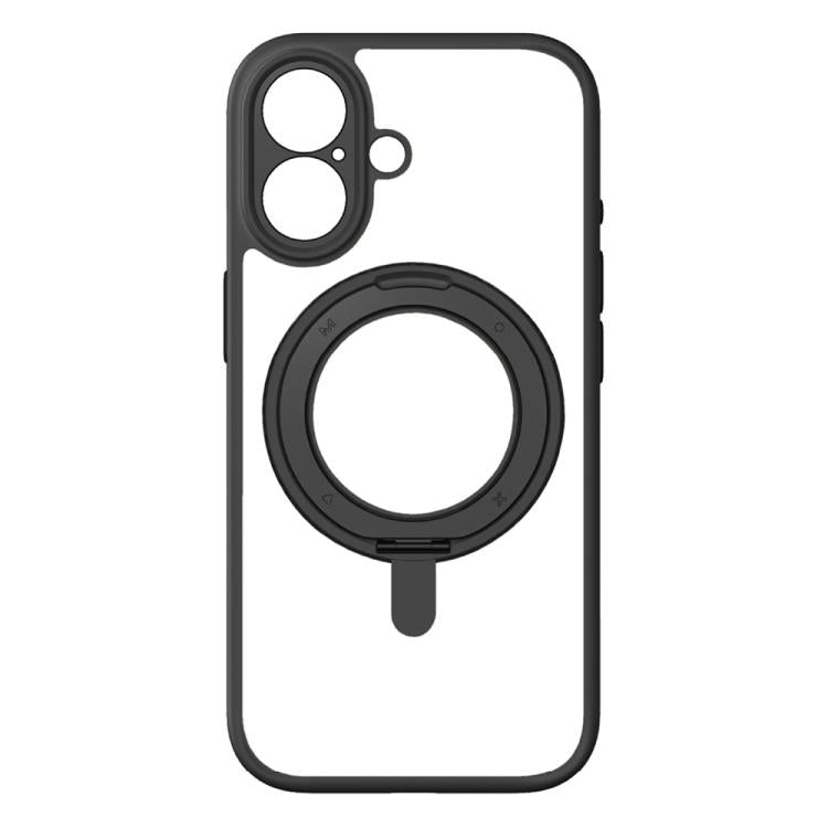 For iPhone 17 MOMAX Magsafe Magnetic Metal Rotating Holder Phone Case
