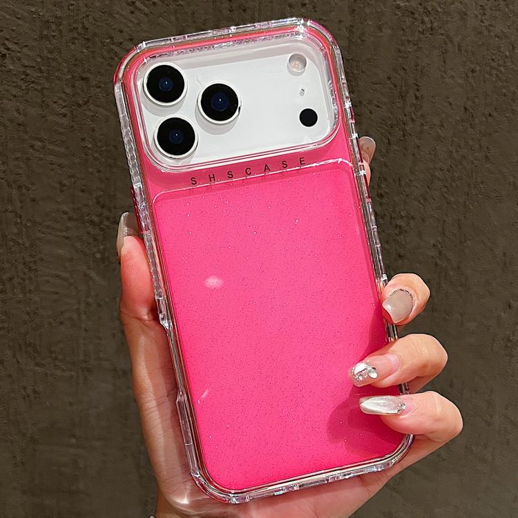 For iPhone 17 Pro Glitter Powder 3-in-1 TPU + PC Phone Case
