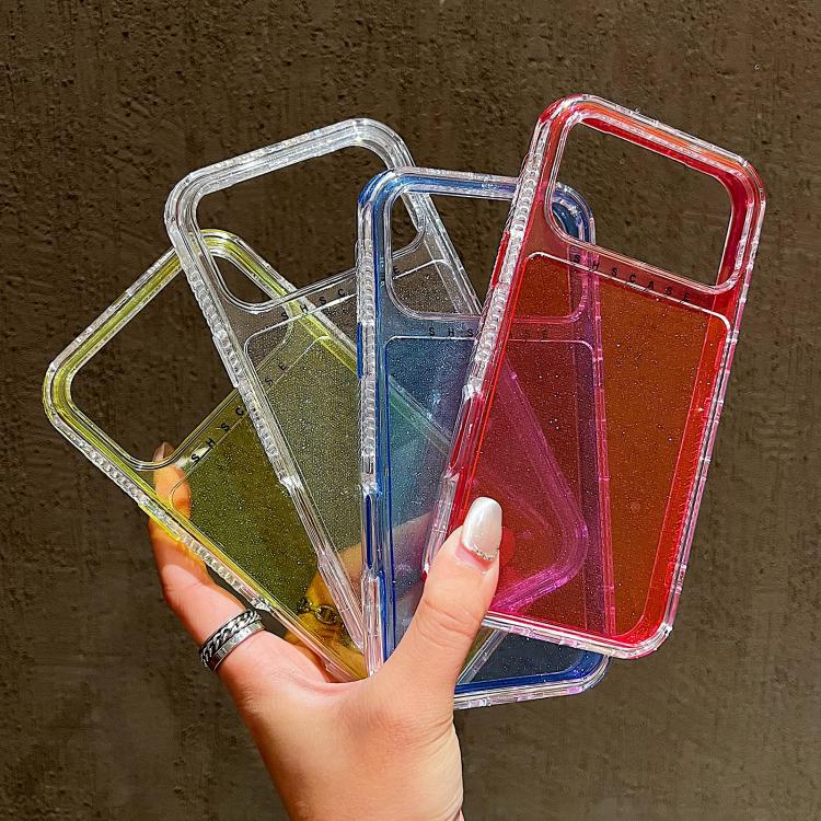 For iPhone 17 Pro Glitter Powder 3-in-1 TPU + PC Phone Case