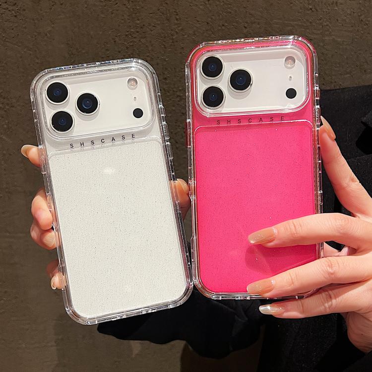 For iPhone 17 Pro Glitter Powder 3-in-1 TPU + PC Phone Case