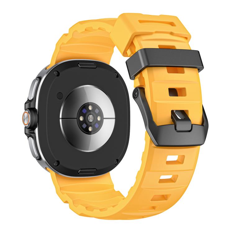 For Samsung Galaxy Watch8 / Watch8 Classic Wild Path Black Buckle Silicone Watch Band
