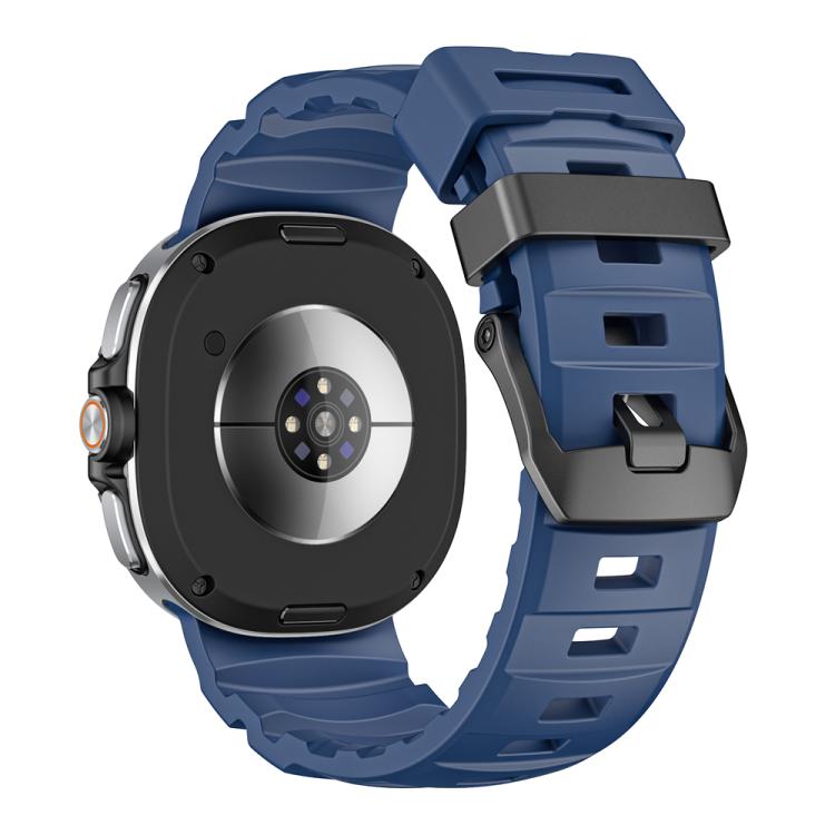 For Samsung Galaxy Watch8 / Watch8 Classic Wild Path Black Buckle Silicone Watch Band
