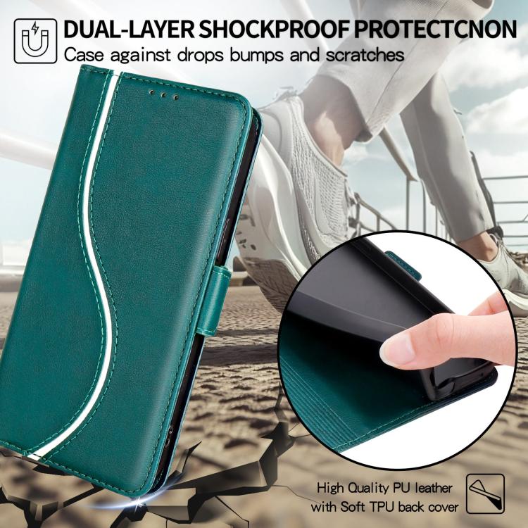 For Samsung Galaxy S20 FE Side Buckle S Curve Leather Phone Case