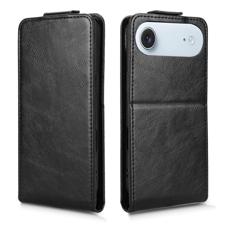 For iPhone Air Magnetic Vertical Flip Leather Phone Case with Buckle