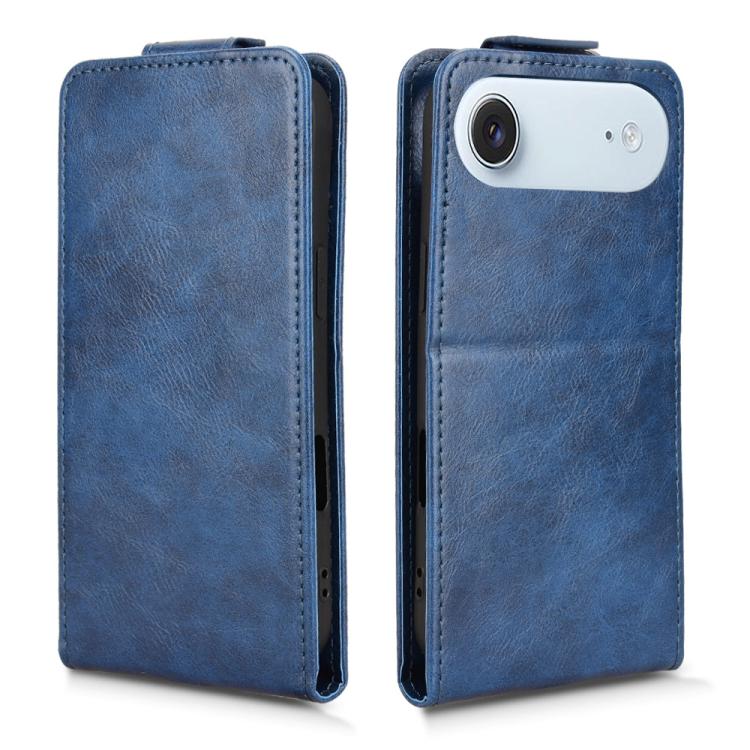 For iPhone Air Magnetic Vertical Flip Leather Phone Case with Buckle