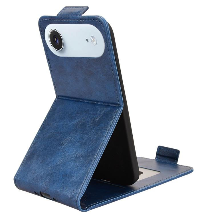 For iPhone Air Magnetic Vertical Flip Leather Phone Case with Buckle