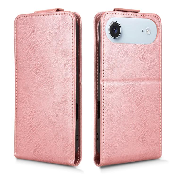For iPhone Air Magnetic Vertical Flip Leather Phone Case with Buckle