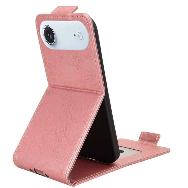 For iPhone Air Magnetic Vertical Flip Leather Phone Case with Buckle