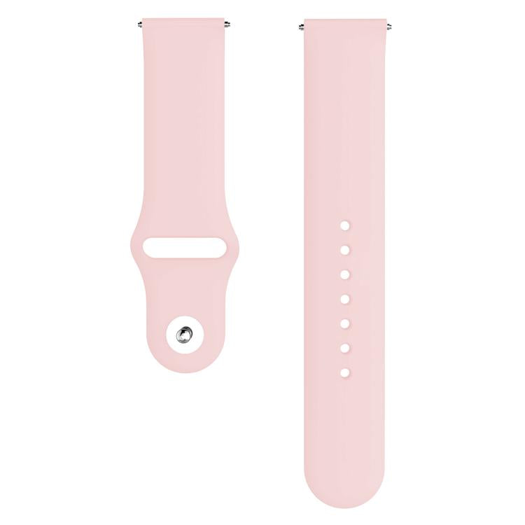 For Fitbit Versa 2 / Versa / Versa Lite xDfind Rivet Buckle Solid Color Silicone Watch Band, Size:L