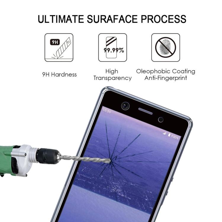 For Sony Xperia Ace Full Glue Screen Tempered Glass Film
