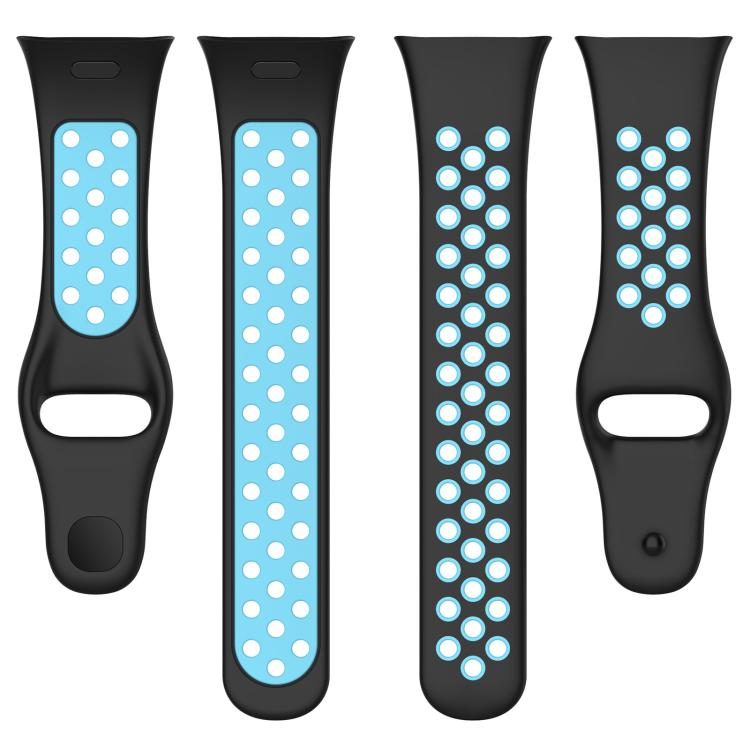 For Redmi Watch 3 xDfind Press Button Sports Two Color Silicone Watch Band