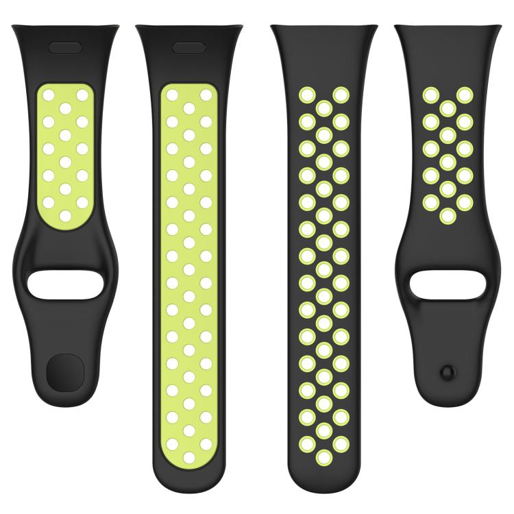 For Redmi Watch 3 xDfind Press Button Sports Two Color Silicone Watch Band