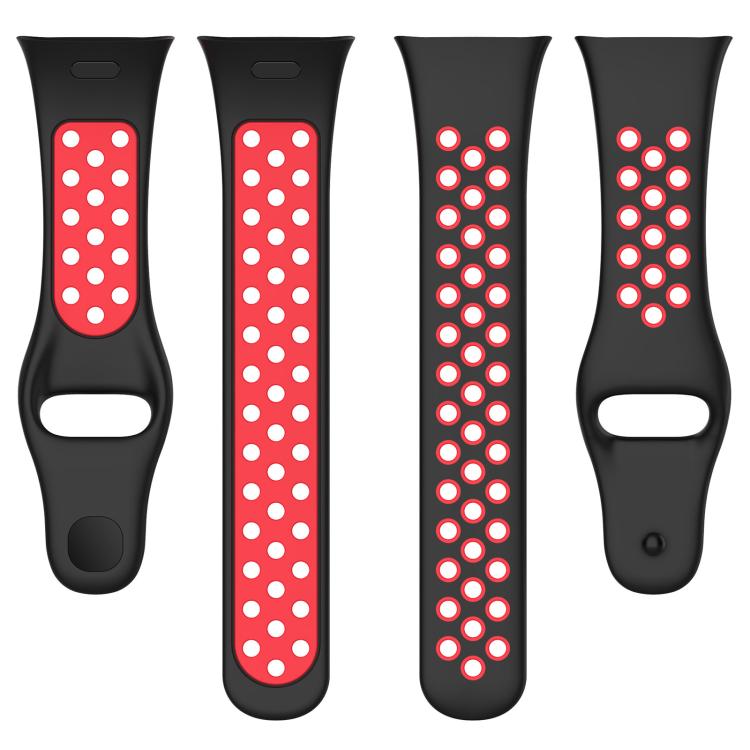 For Redmi Watch 3 xDfind Press Button Sports Two Color Silicone Watch Band