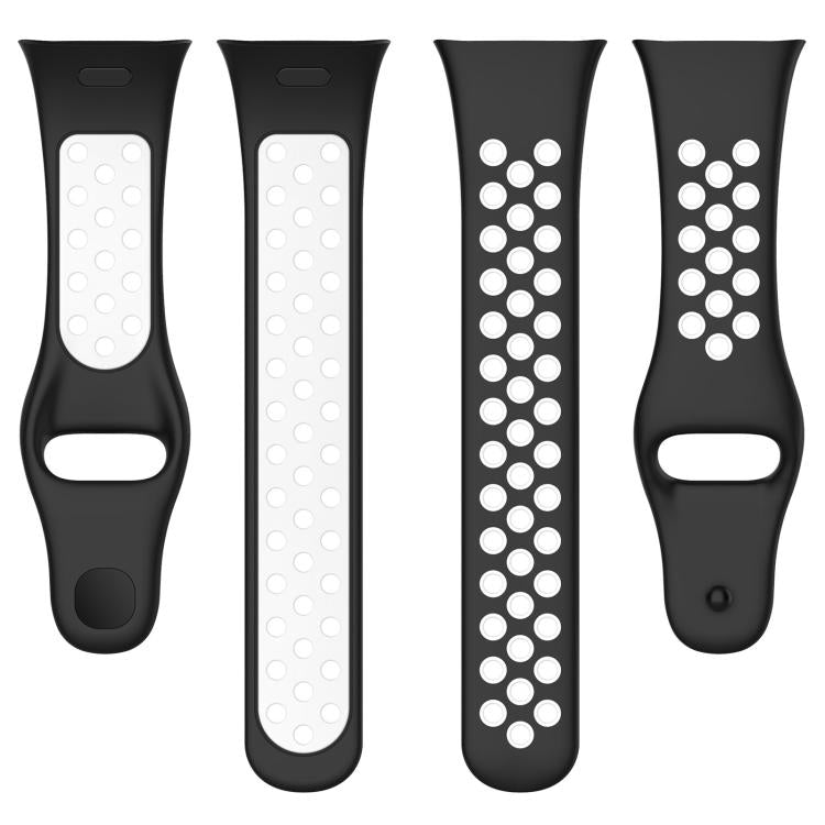 For Redmi Watch 3 xDfind Press Button Sports Two Color Silicone Watch Band
