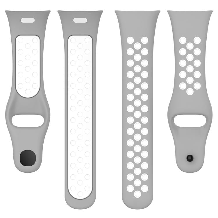 For Redmi Watch 3 xDfind Press Button Sports Two Color Silicone Watch Band