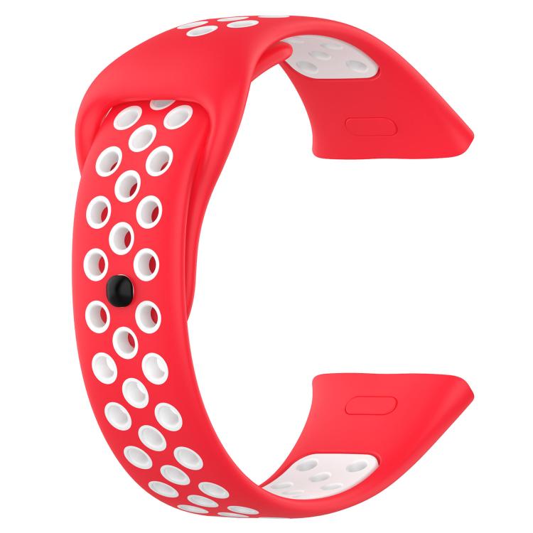 For Redmi Watch 3 xDfind Press Button Sports Two Color Silicone Watch Band