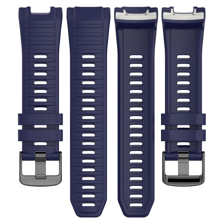 For Garmin Instinct 2X xDfind Quick Release Plastic Connector Solid Color Silicone Watch Band