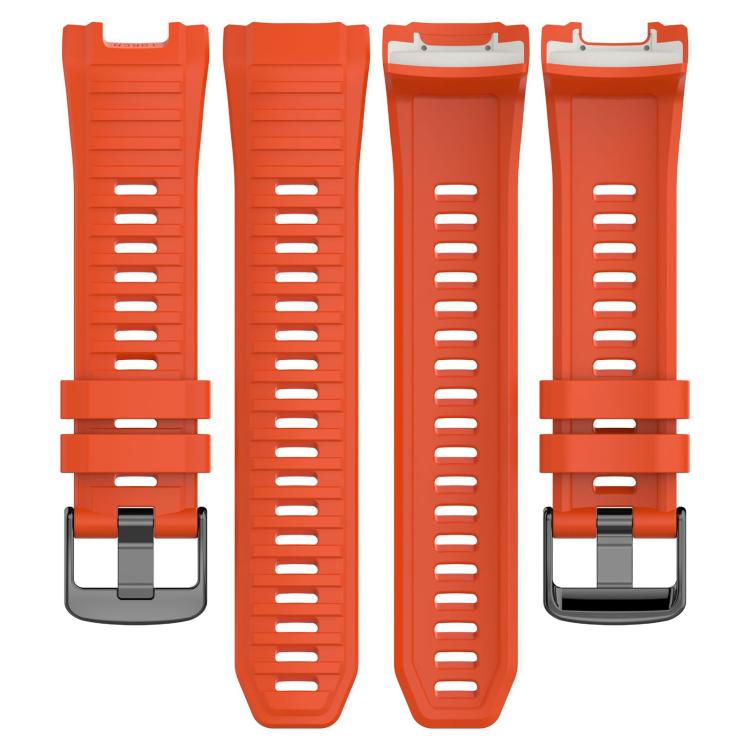 For Garmin Instinct 2X xDfind Quick Release Plastic Connector Solid Color Silicone Watch Band