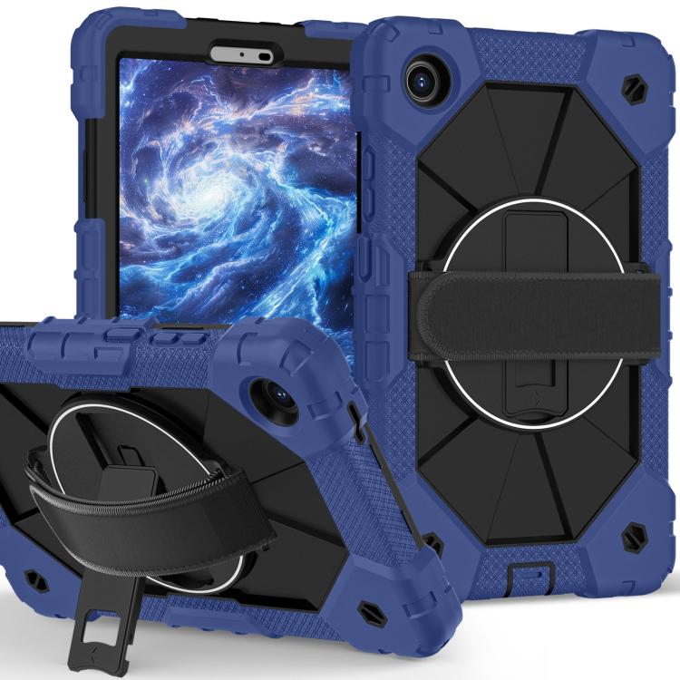 For Lenovo Tab K9 / Tab One TB-305FU Contrast Color Robot Silicone Hybrid PC Tablet Case