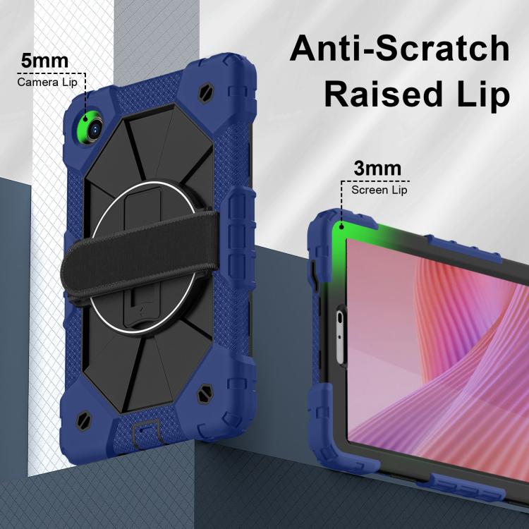 For Lenovo Tab K9 / Tab One TB-305FU Contrast Color Robot Silicone Hybrid PC Tablet Case