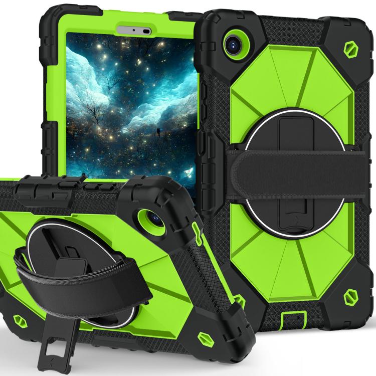 For Lenovo Tab K9 / Tab One TB-305FU Contrast Color Robot Silicone Hybrid PC Tablet Case