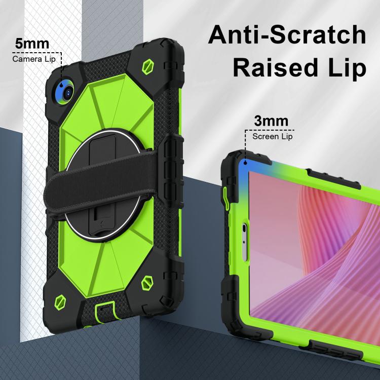 For Lenovo Tab K9 / Tab One TB-305FU Contrast Color Robot Silicone Hybrid PC Tablet Case