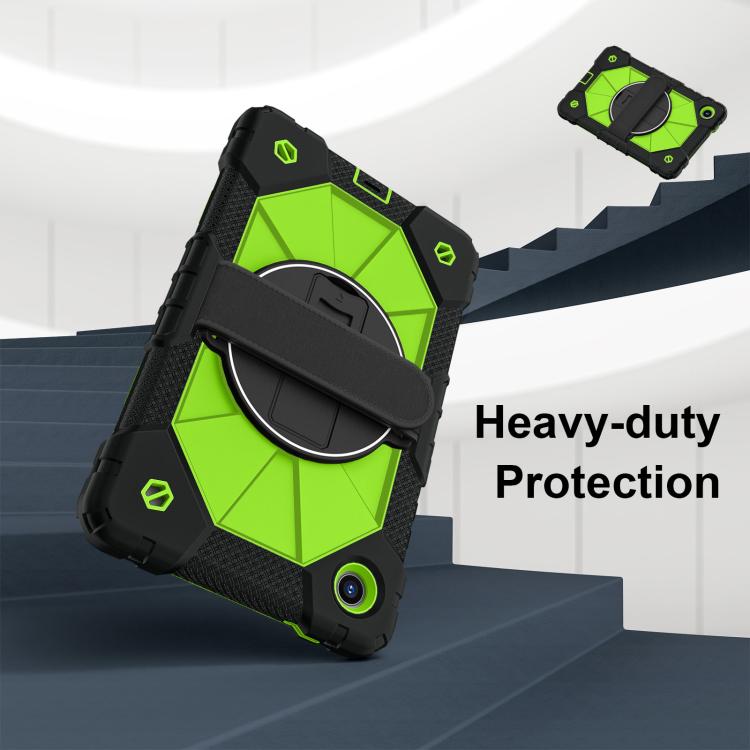 For Lenovo Tab K9 / Tab One TB-305FU Contrast Color Robot Silicone Hybrid PC Tablet Case