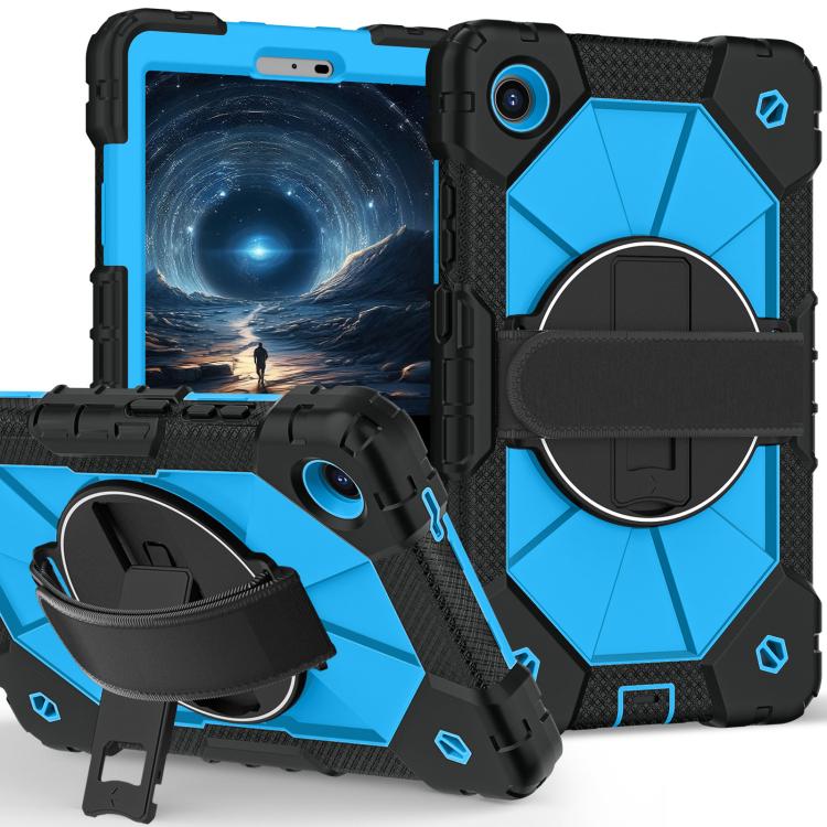 For Lenovo Tab K9 / Tab One TB-305FU Contrast Color Robot Silicone Hybrid PC Tablet Case