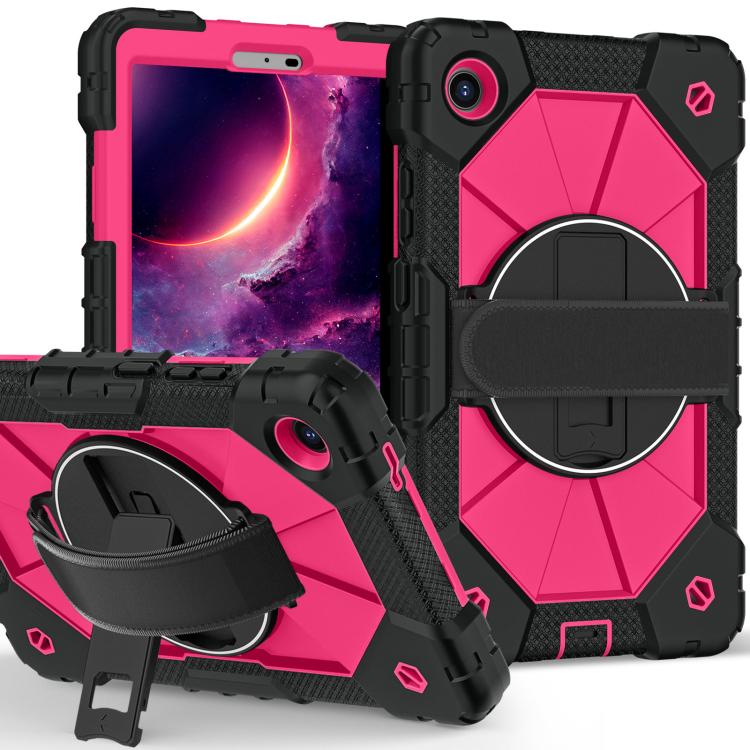 For Lenovo Tab K9 / Tab One TB-305FU Contrast Color Robot Silicone Hybrid PC Tablet Case