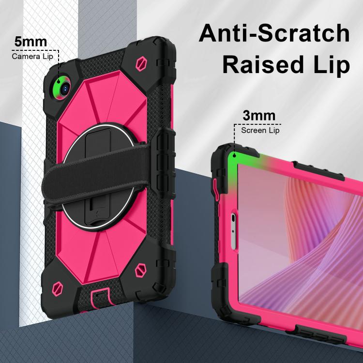 For Lenovo Tab K9 / Tab One TB-305FU Contrast Color Robot Silicone Hybrid PC Tablet Case