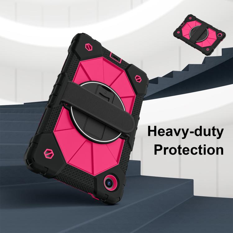 For Lenovo Tab K9 / Tab One TB-305FU Contrast Color Robot Silicone Hybrid PC Tablet Case