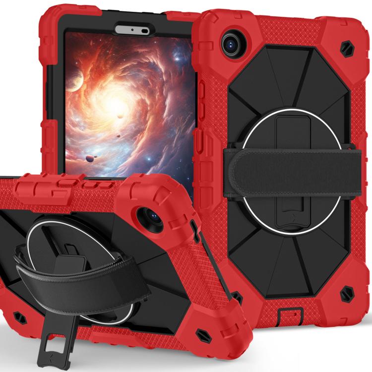 For Lenovo Tab K9 / Tab One TB-305FU Contrast Color Robot Silicone Hybrid PC Tablet Case