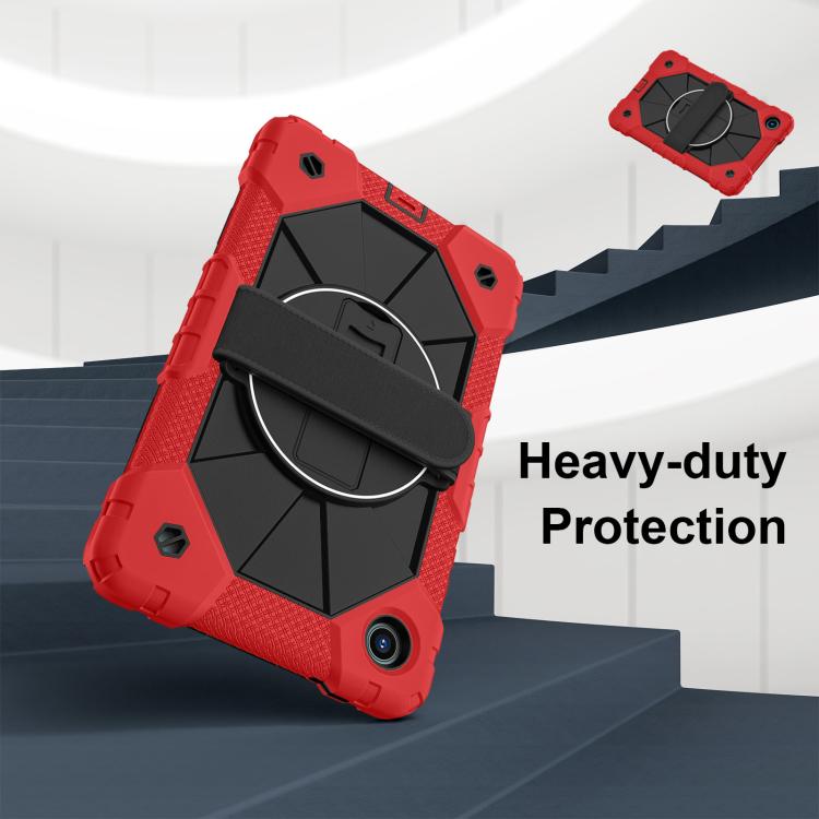 For Lenovo Tab K9 / Tab One TB-305FU Contrast Color Robot Silicone Hybrid PC Tablet Case