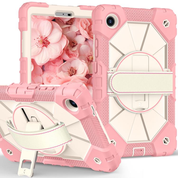 For Lenovo Tab K9 / Tab One TB-305FU Contrast Color Robot Silicone Hybrid PC Tablet Case