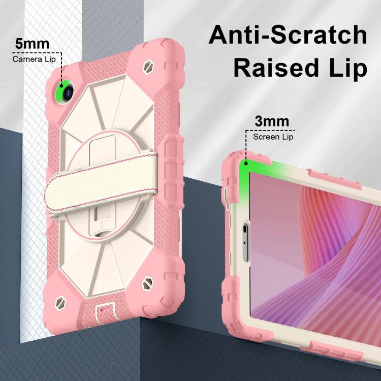 For Lenovo Tab K9 / Tab One TB-305FU Contrast Color Robot Silicone Hybrid PC Tablet Case