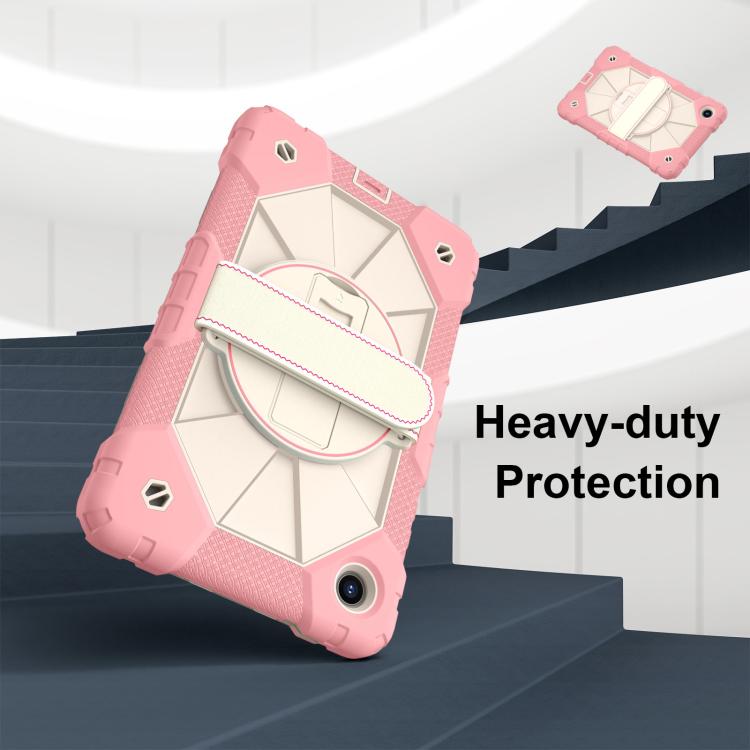 For Lenovo Tab K9 / Tab One TB-305FU Contrast Color Robot Silicone Hybrid PC Tablet Case