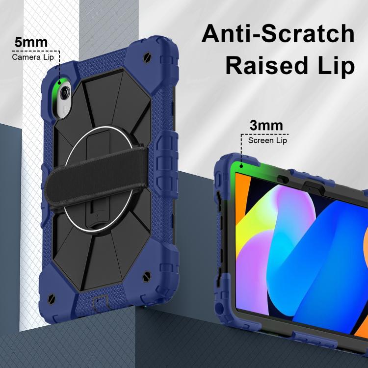 For Lenovo Ideal Tab 11 / Xiaoxin Pad 2025 Contrast Color Robot Silicone Hybrid PC Tablet Case